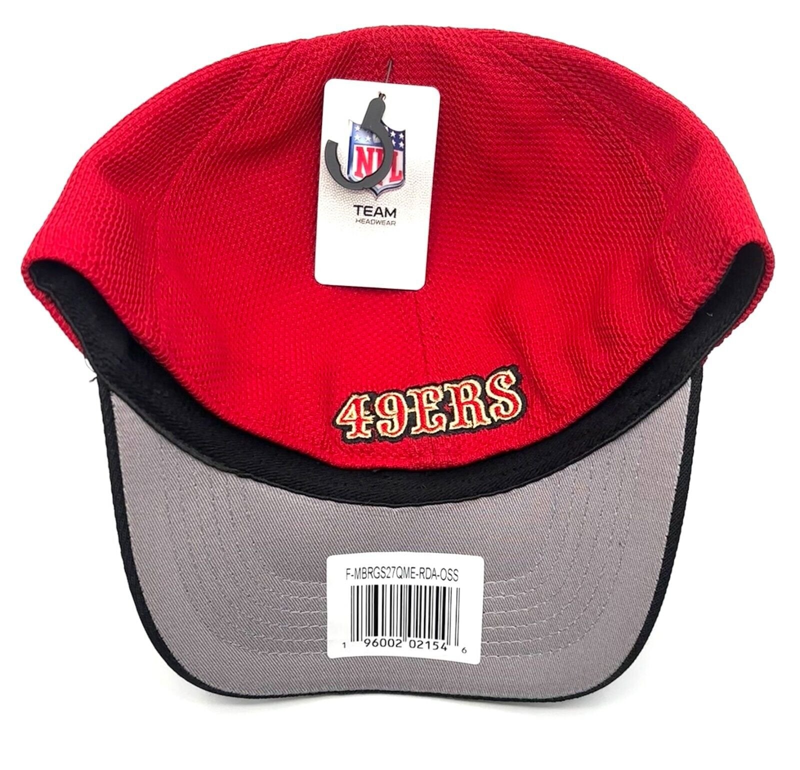 SAN FRANCISCO 49ERS HAT STRETCH FIT MVP AUTHENTIC NFL FOOTBALL TEAM HOME CAP NEW