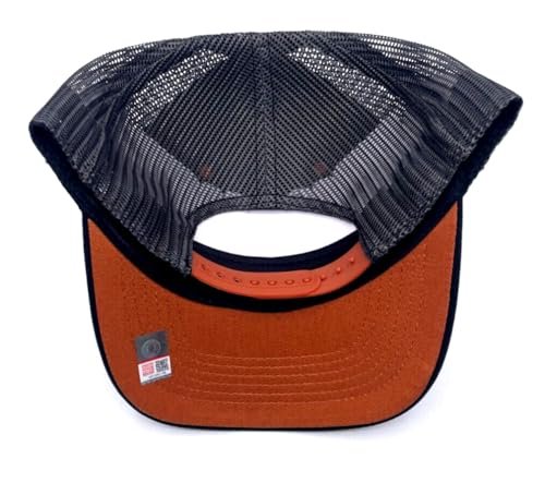 Officially Licensed Texas University Two-Tone Hat Adjustable Mesh Trucker Classic Team Logo Embroidered Cap (Multicolor)
