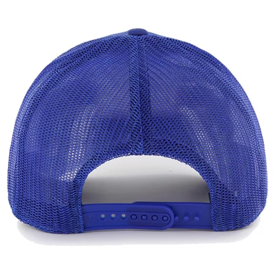 Officially Licensed Chicago Baseball Royal MVP Mesh Trucker Hat Classic Adjustable Primary Cubs Team Logo Embroidered Snapback Blue Sports Cap