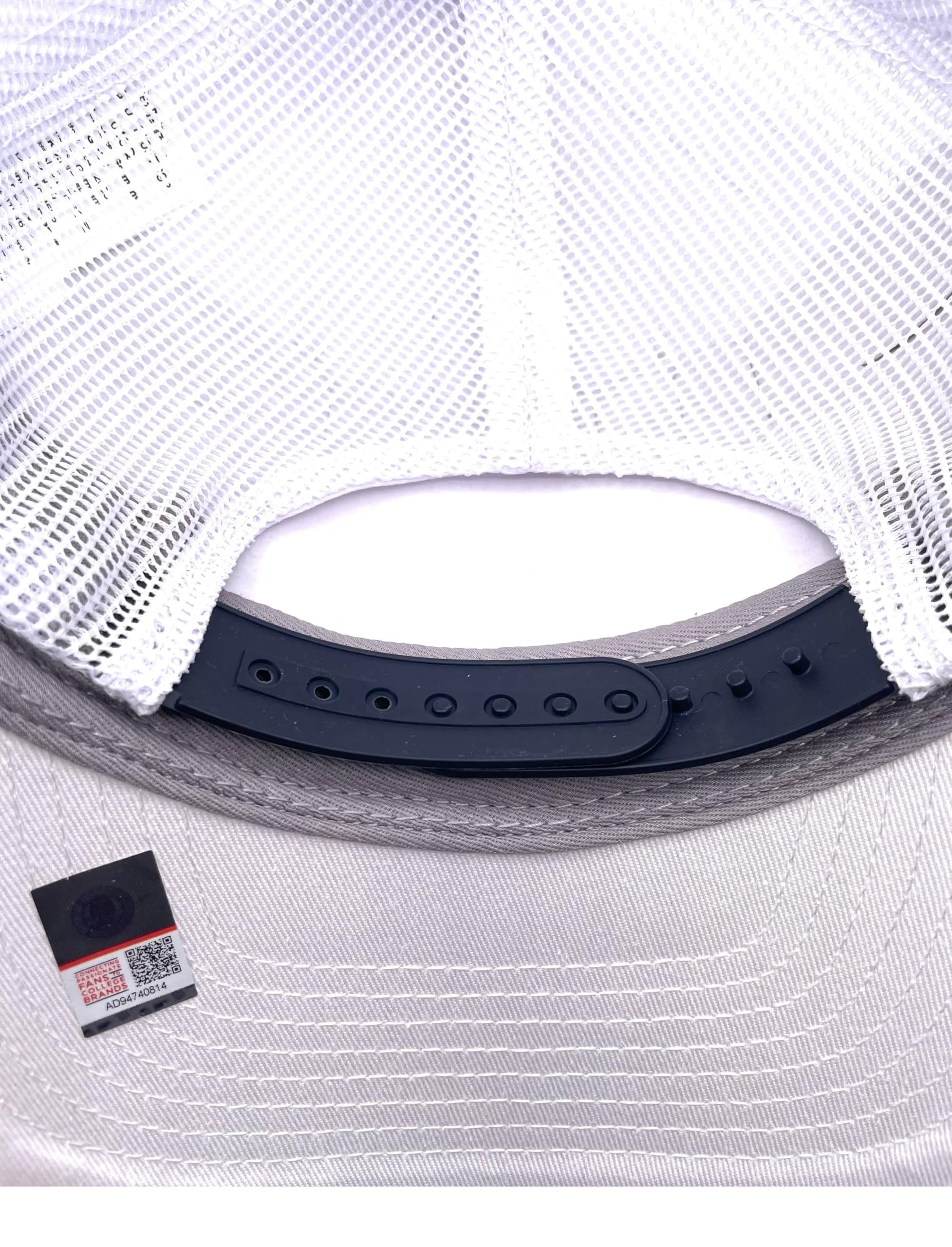 Officially Licensed Mississippi Ole Miss Hat Adjustable Rebels Classic Mesh Trucker Solid Cap