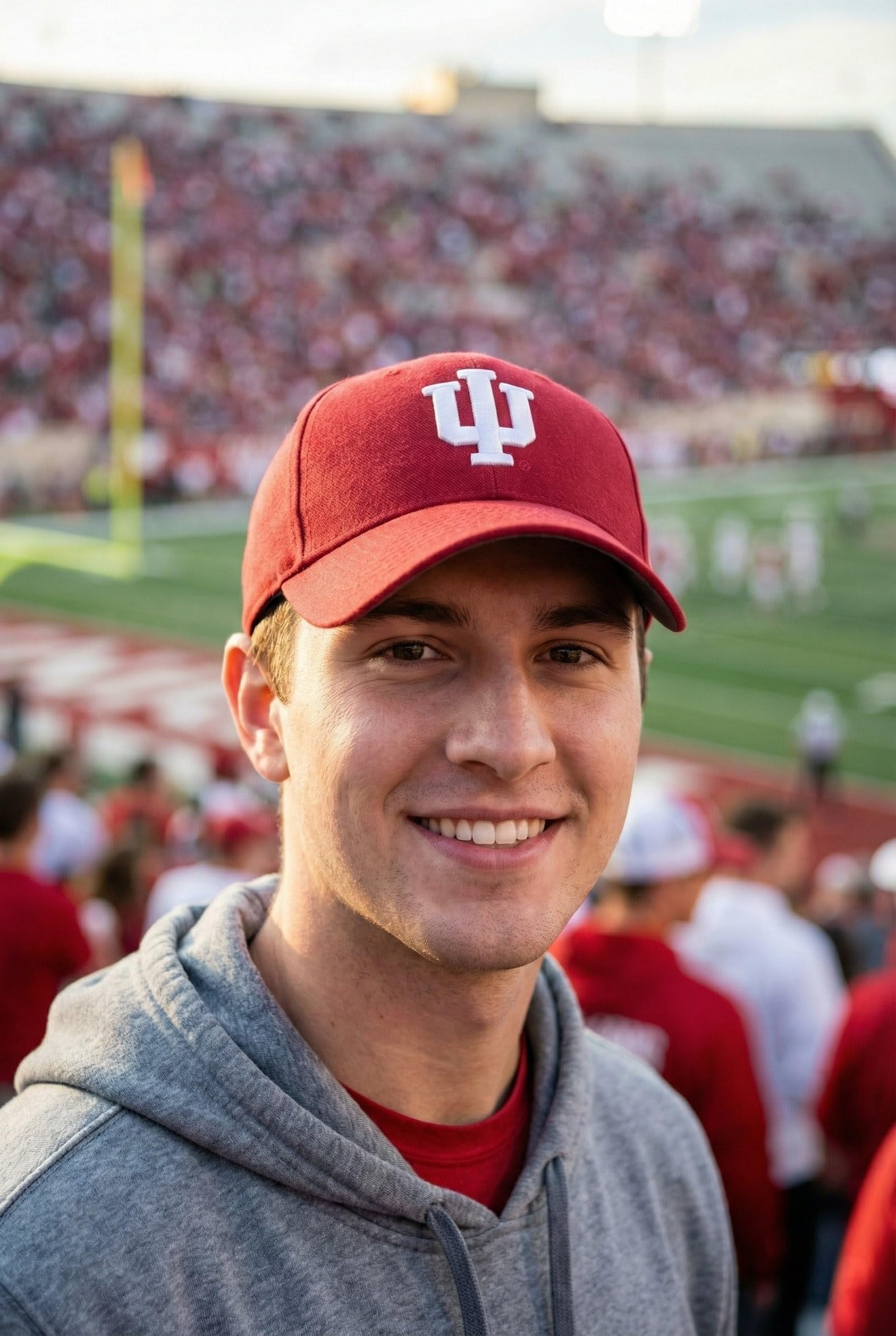 Officially Licensed University of Indiana Hoosiers MVP Hat Classic Adjustable Embroidered Team Logo Structured Cap