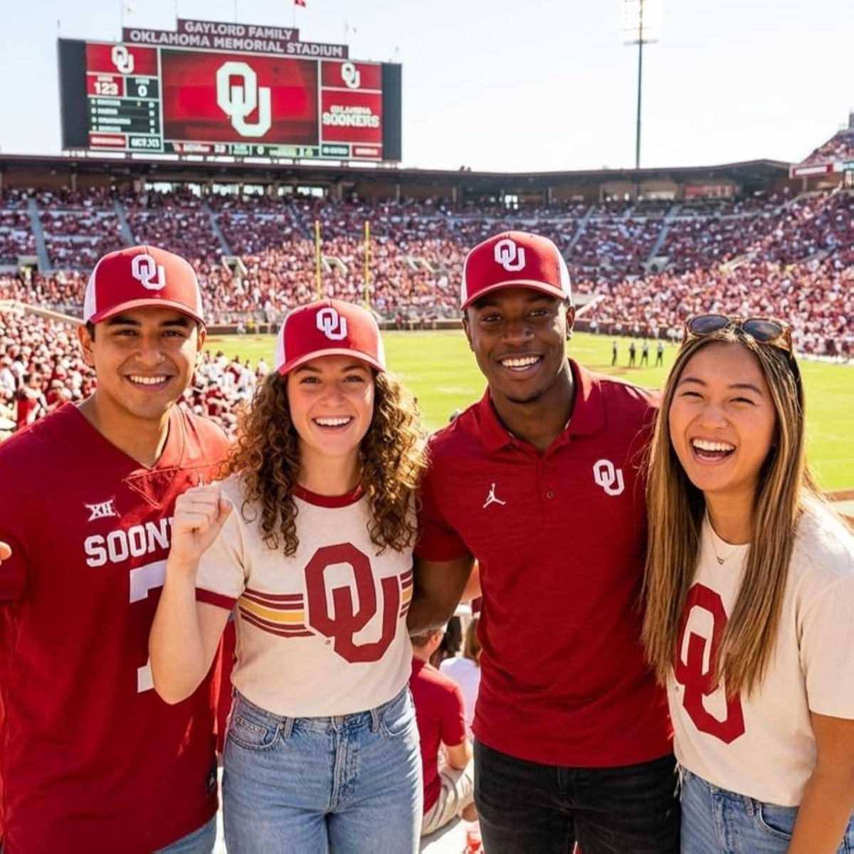 Officially Licensed Oklahoma University Mesh Trucker MVP Hat Classic Primary Team Logo Adjustable Embroidered Snapback Baseball Cap