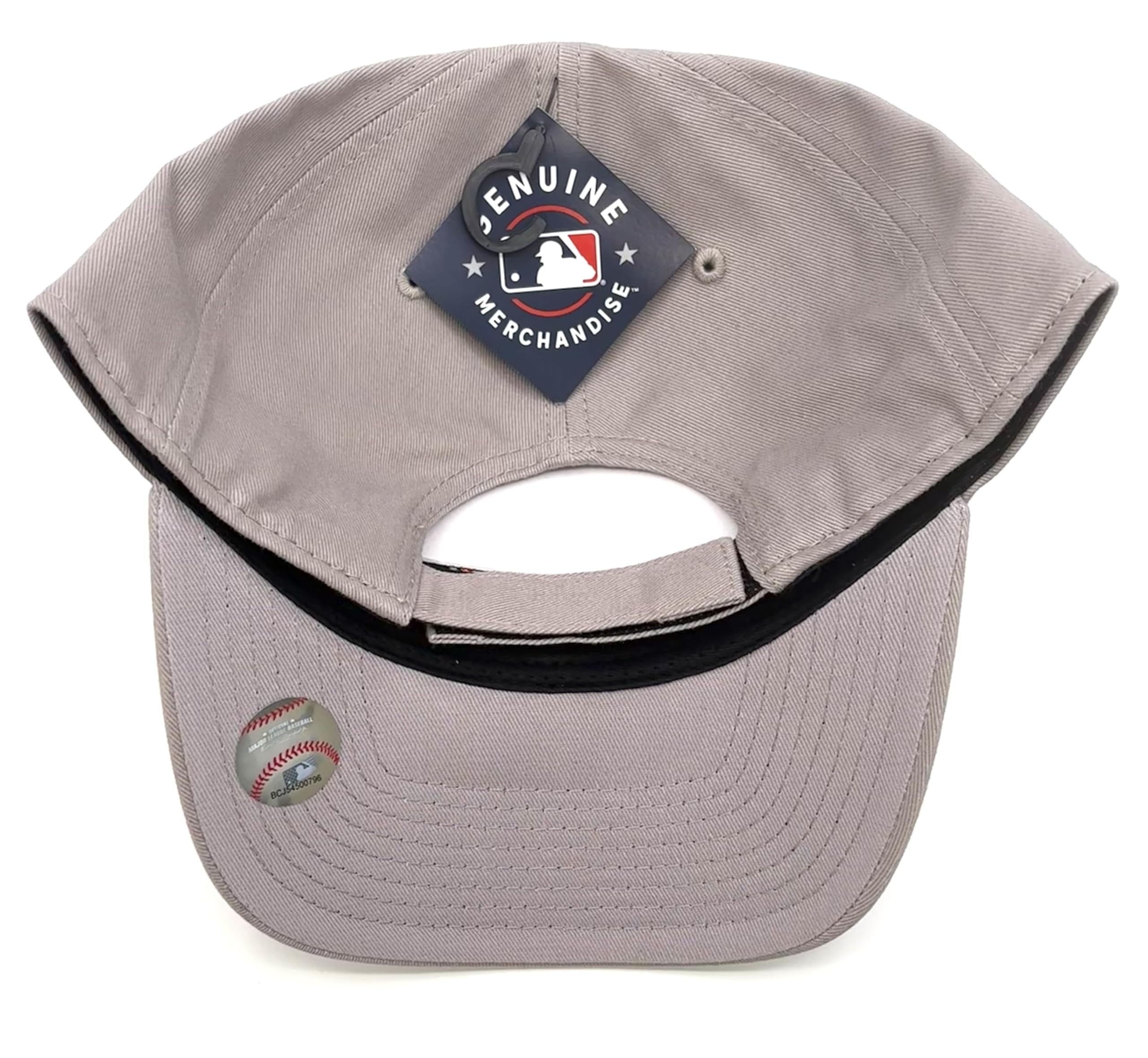 Officially Licensed Houston Gray MVP Hat Classic Team Logo Adjustable Structured Solid Cap