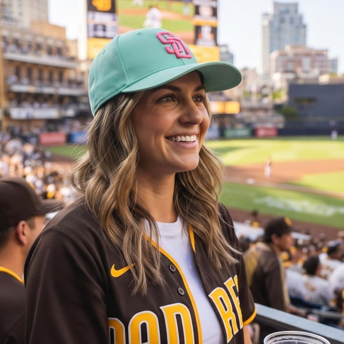 Officially Licensed San Diego Padres MLB City Connect Hat Classic Edition MVP Adjustable Cap