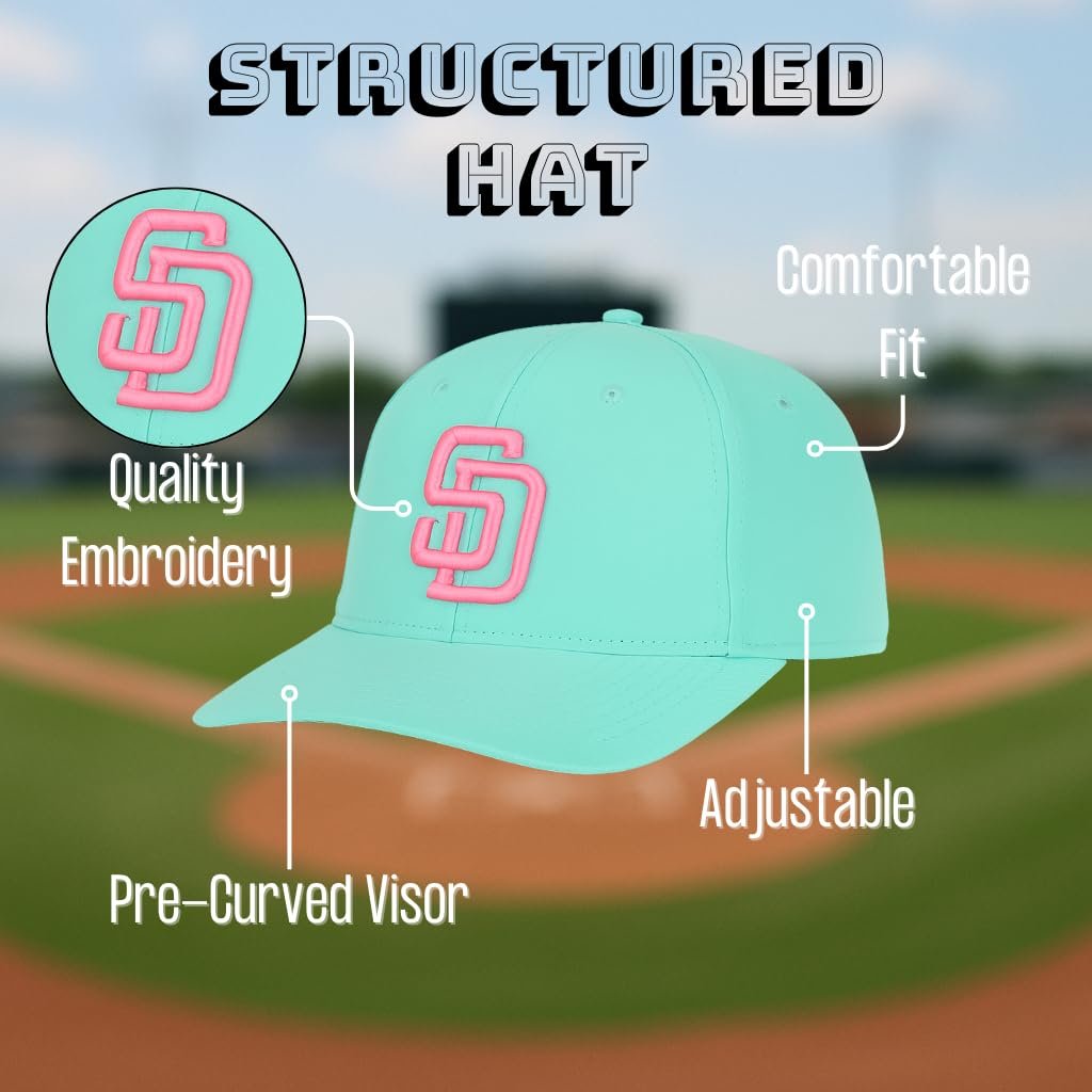 Officially Licensed San Diego Padres MLB City Connect Hat Classic Edition MVP Adjustable Cap