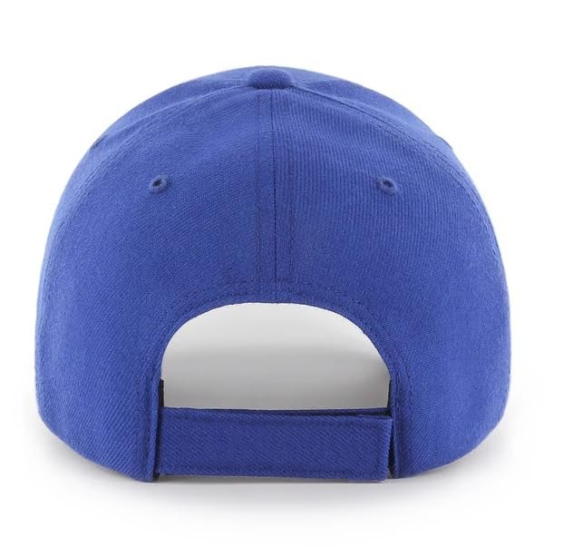 Officially Licensed Chicago Baseball Blue MVP Hat Classic Cubs Team Embroidered Logo Adjustable Solid Cap