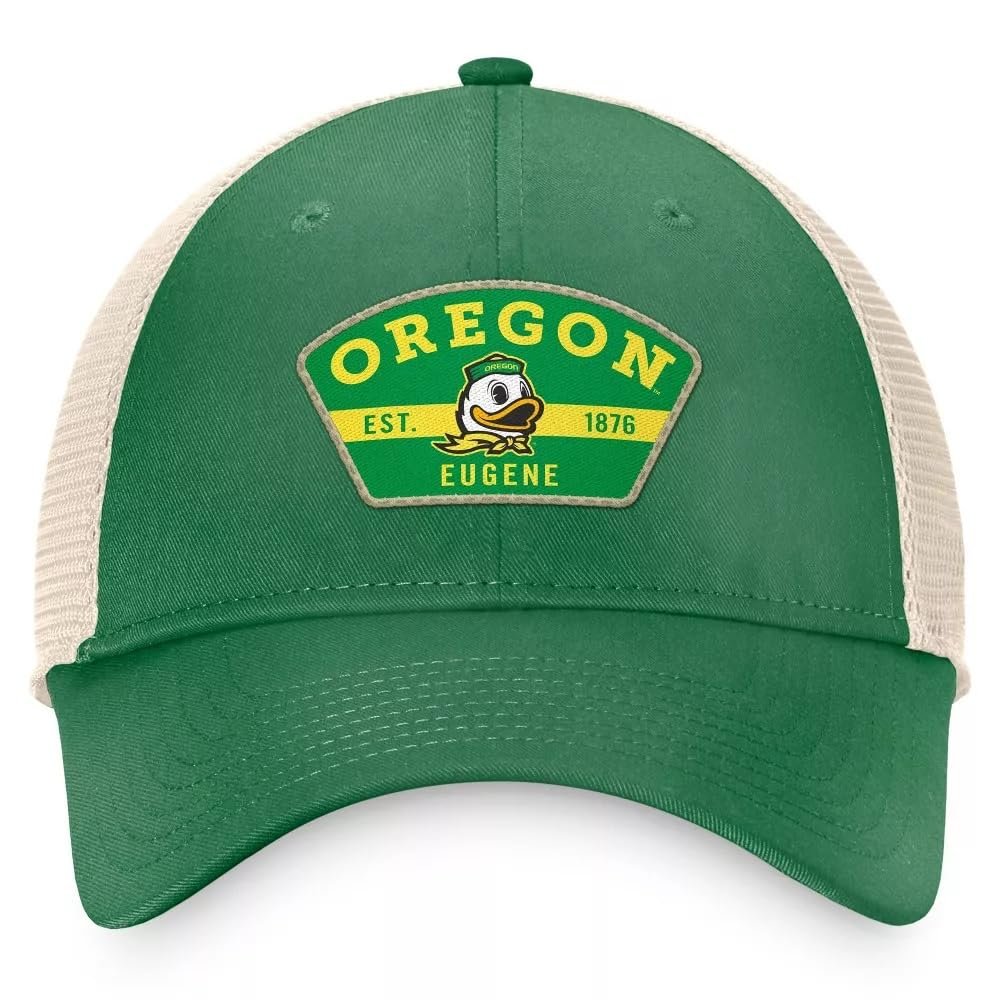 Oregon University Hat Classic Mesh Trucker Embroidered Team Logo Adjustable Cap