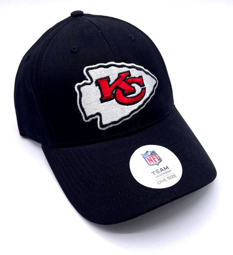 Kansas City Chiefs Hat MVP Authentic NFL Football Team Adjustable Black New Cap