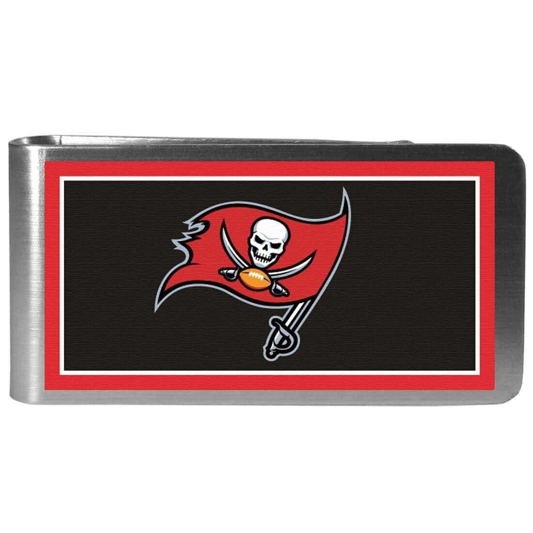 TAMPA BAY BUCCANEERS STEEL MONEY CLIP MVP AUTHENTIC NFL FOOTBALL TEAM  NEW