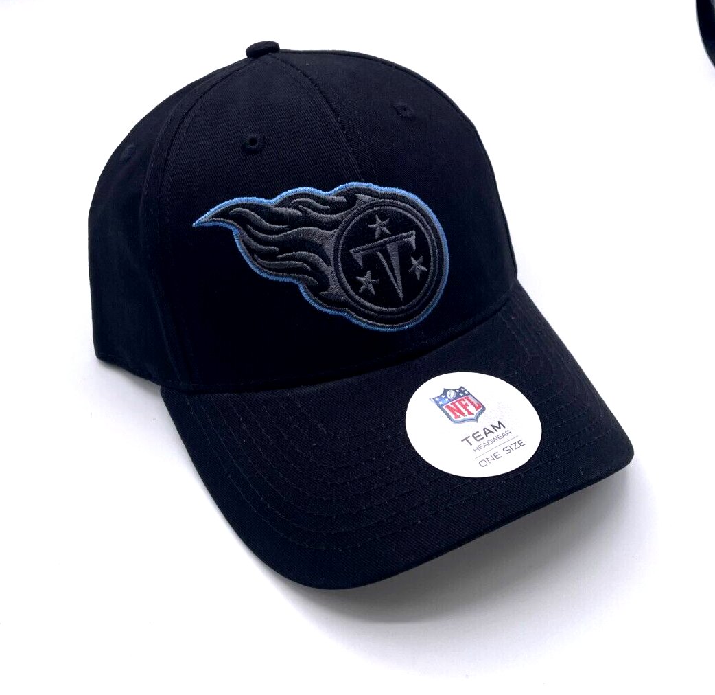 TENNESSEE TITANS BLACK HAT MVP AUTHENTIC NFL FOOTBALL TEAM ADJUSTABLE CAP NEW