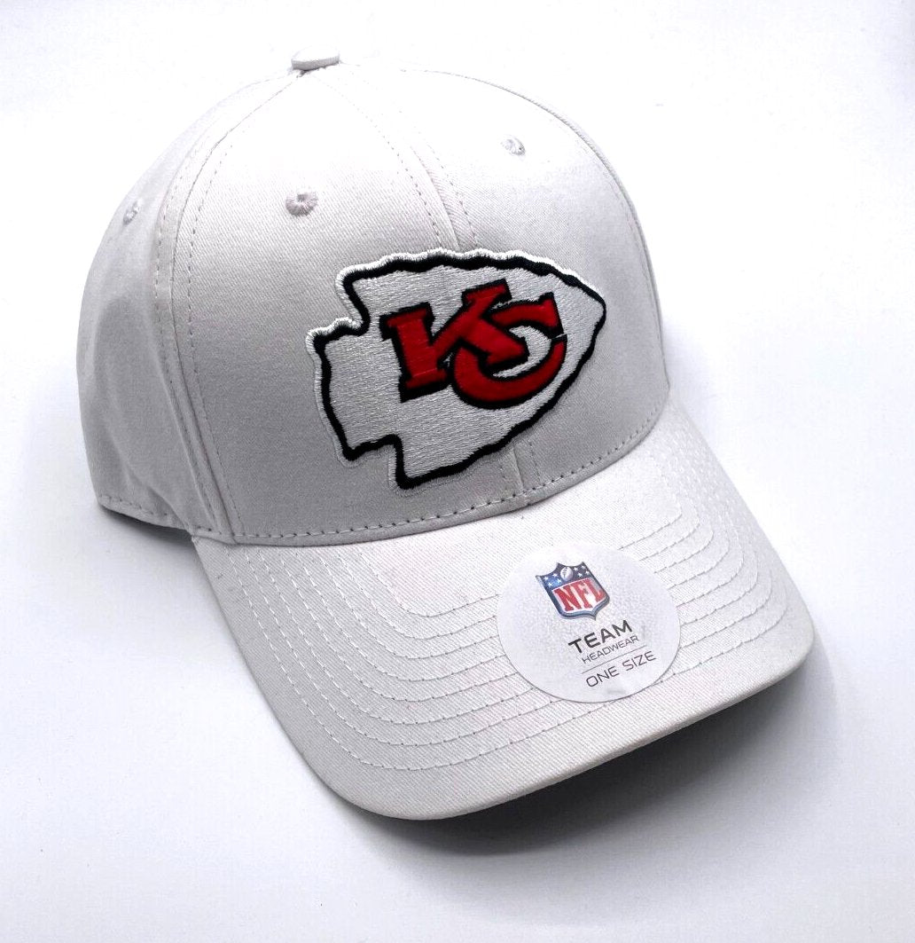 Kansas City Chiefs Hat MVP Authentic NFL Football Team Adjustable White New Cap
