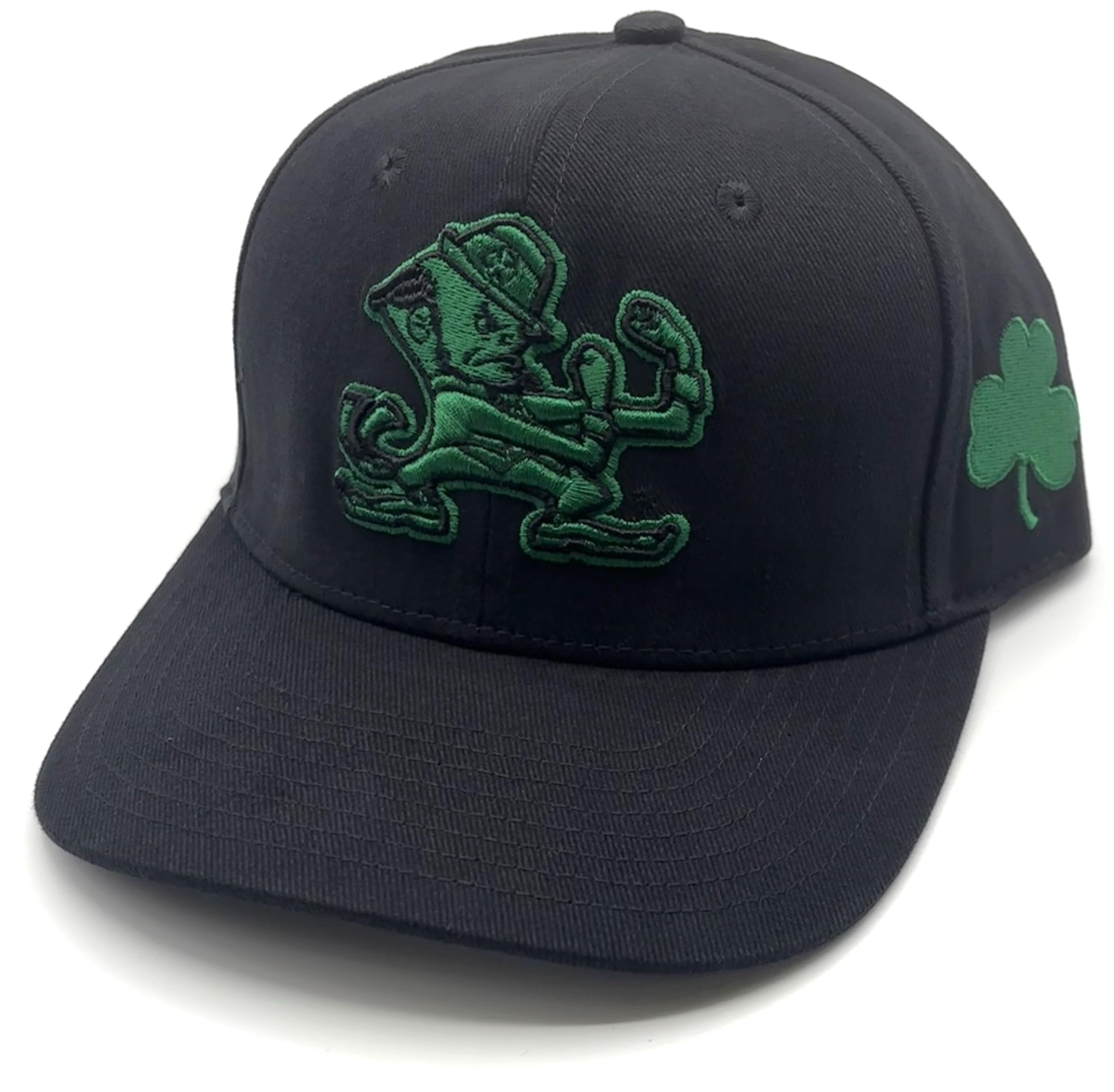 Officially Licensed Notre Dame Hat Classic Primary Irish Team Logo Adjustable Structured Embroidered Snapback Sports MVP Green Cap Multicolor