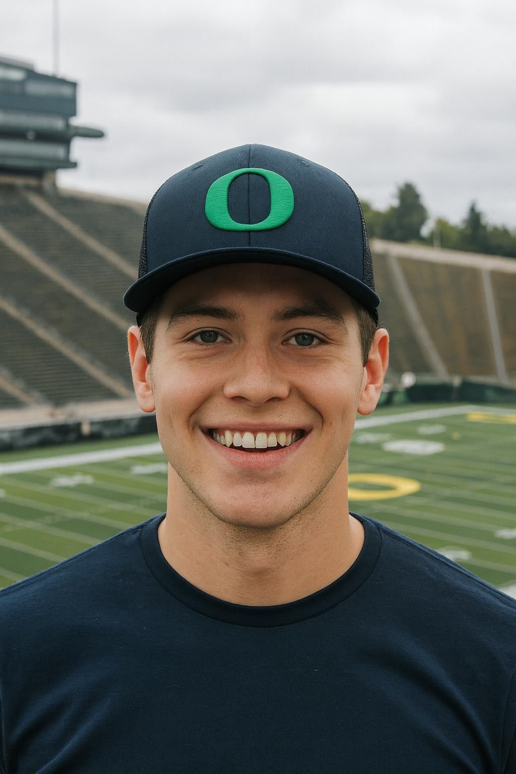 University of Oregon Ducks Classic Mesh Trucker MVP Baseball Hat Black/Green Adjustable Structured Primary Team Logo Snapback Embroidered Sports Ball Cap
