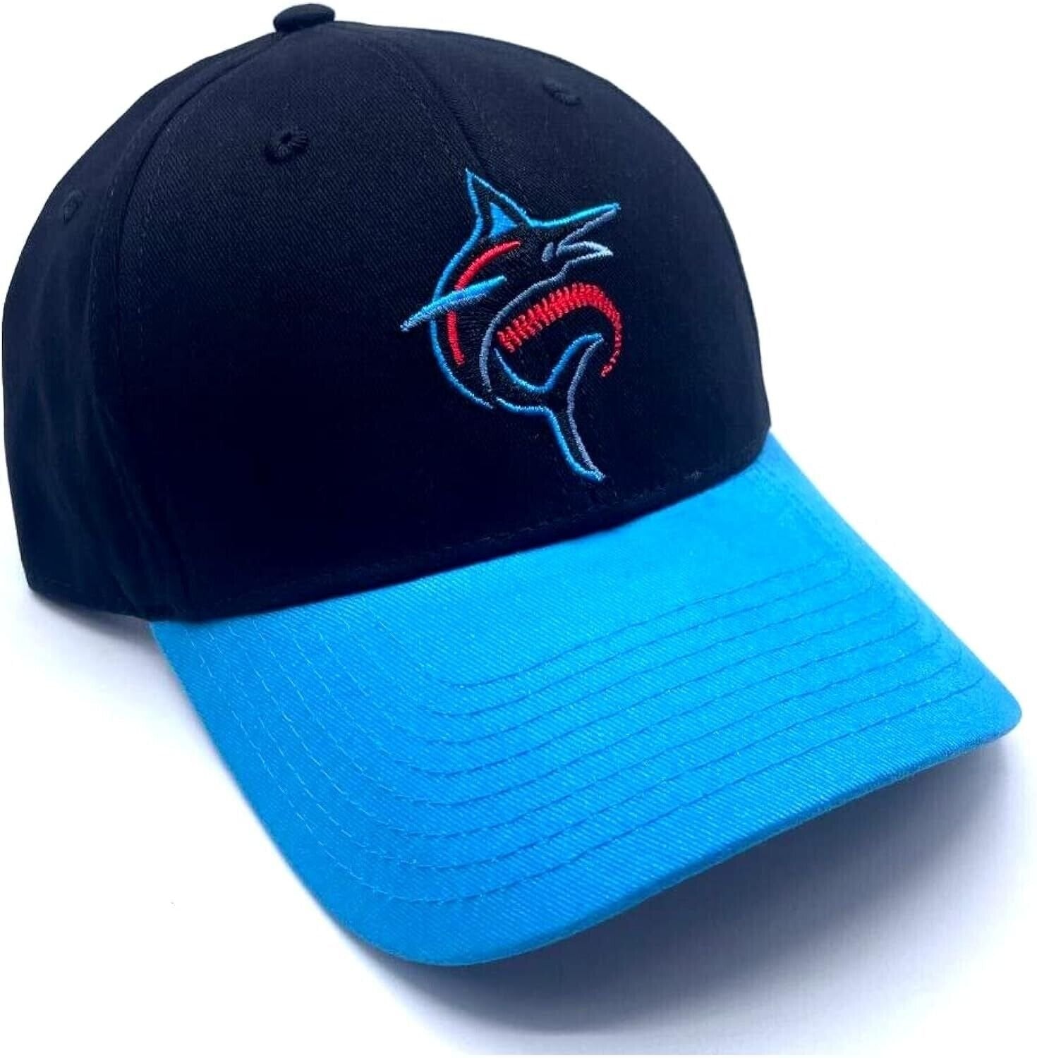 Miami Marlins Hat Two Tone MVP MLB Baseball Team Logo Adjustable New Cap