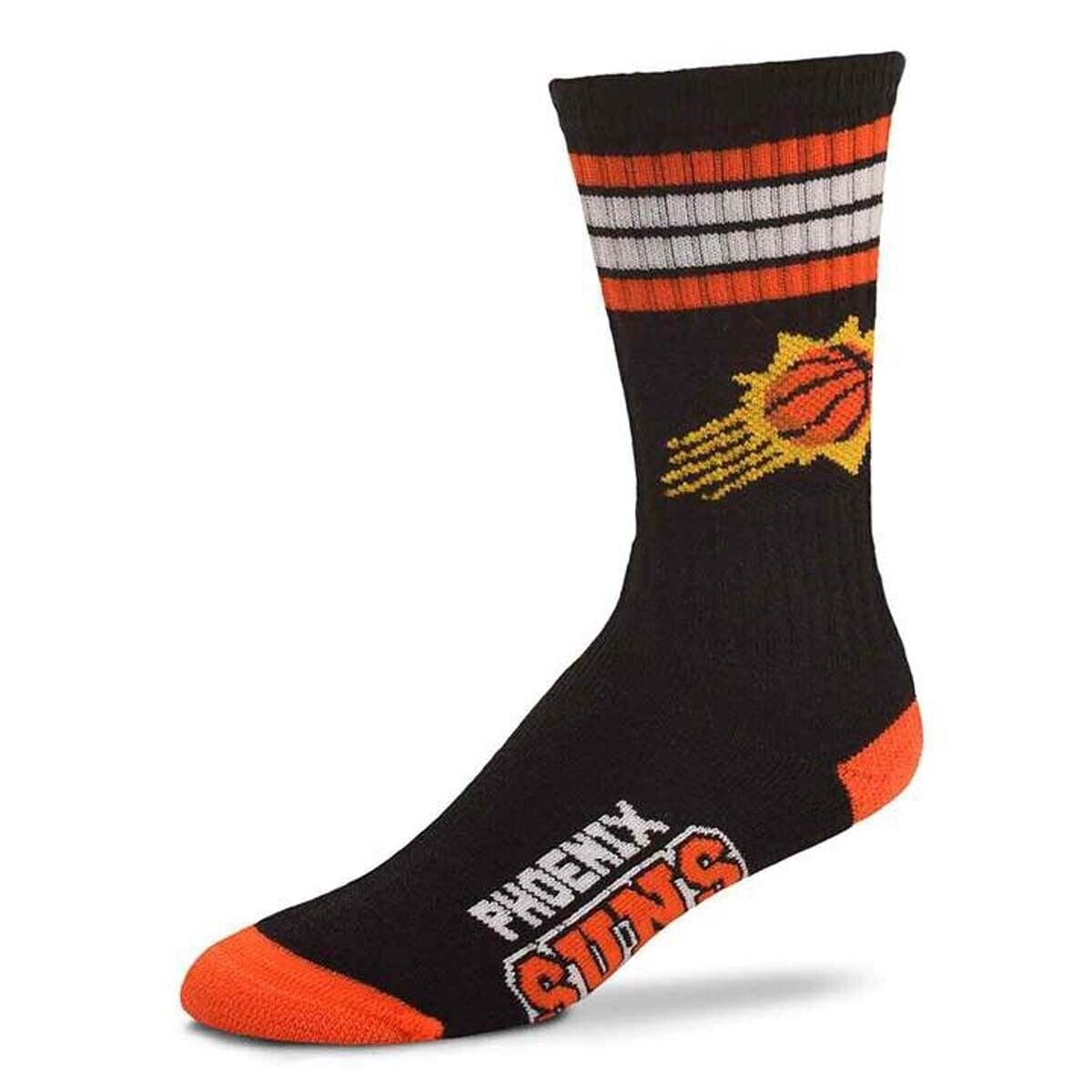 Phoenix Suns Adult Large Crew Socks Authentic NBA Basketball Team Logo New
