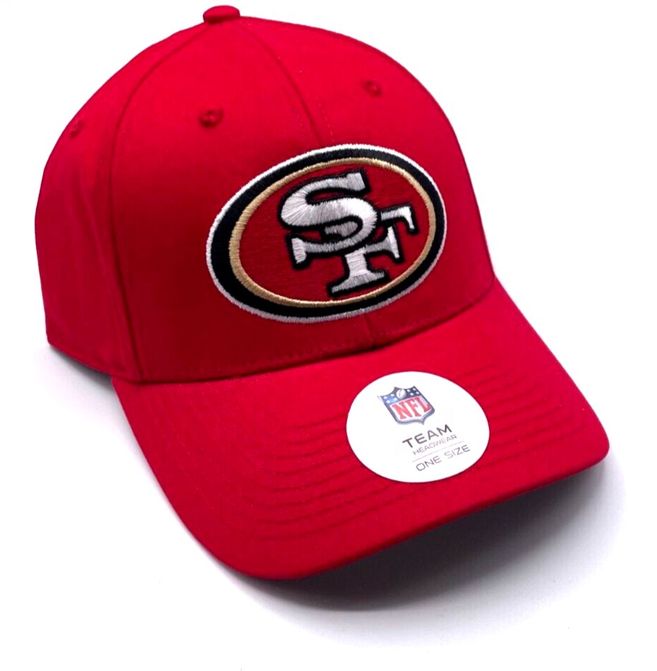 SAN FRANCISCO 49ERS HAT MVP AUTHENTIC NFL FOOTBALL TEAM ADJUSTABLE HOME CAP NEW