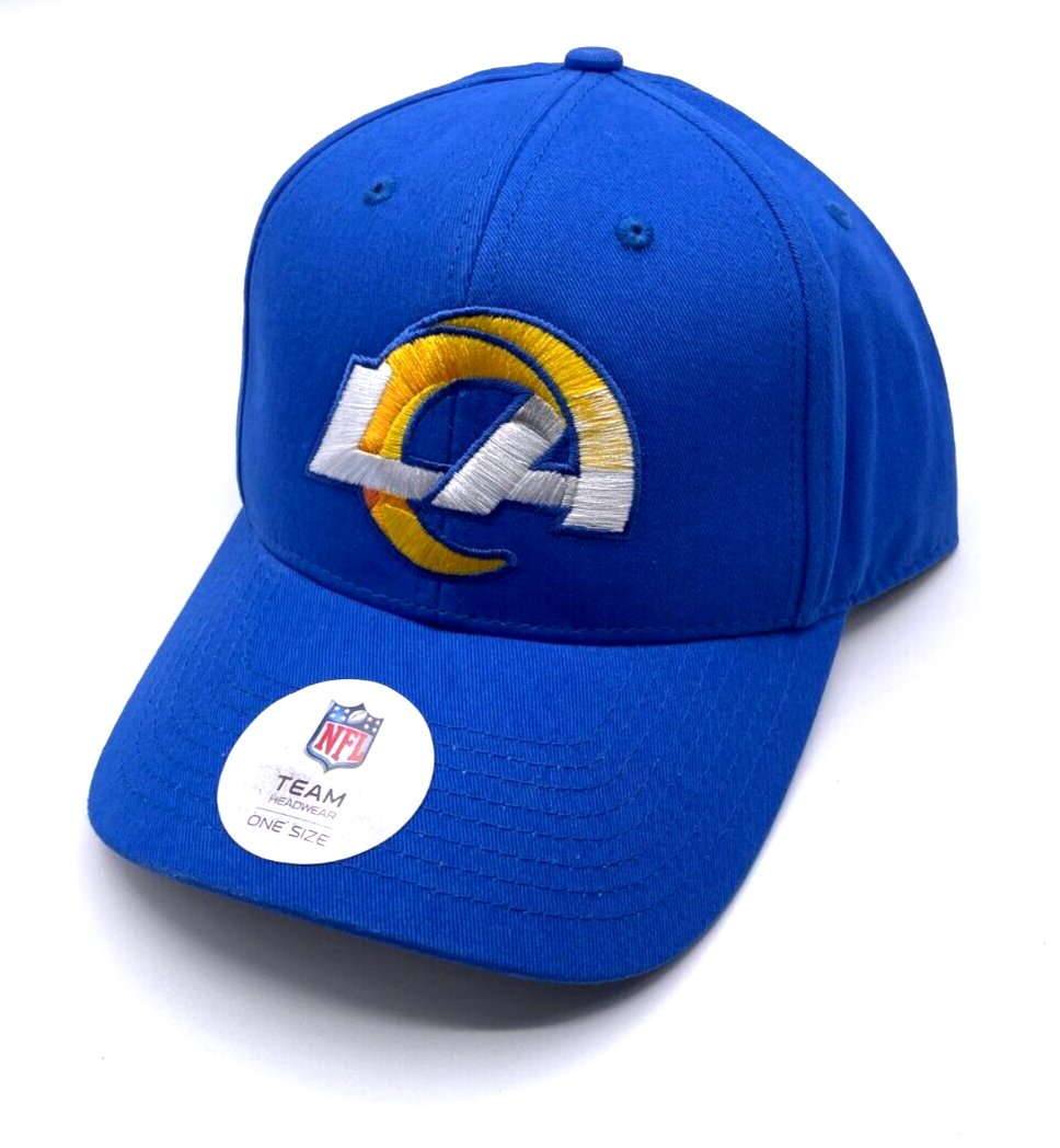 Los Angeles Rams Hat Blue LA Adjustable MVP Authentic NFL Football Team New Cap