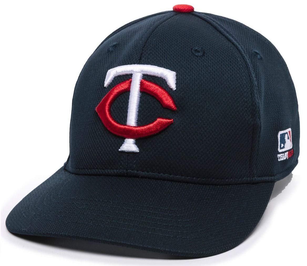 OC Sports Minnesota Twins Q3 Wicking Navy Blue Hat Cap Adult Men's Adjustable