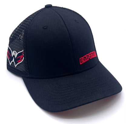 WASHINGTON CAPITALS BLACK MESH HAT MVP AUTHENTIC NHL HOCKEY TEAM ADJUSTABLE NEW