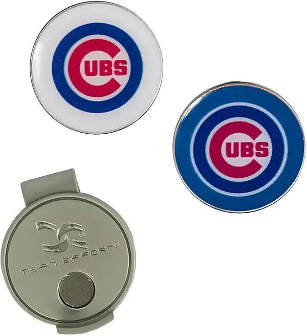 Chicago Cubs Logo Hat Clip and Ball Markers 3 Piece Set MLB Baseball Team Logo New