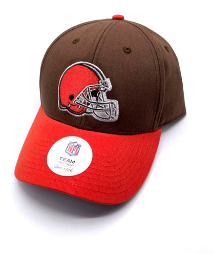 Cleveland Browns Hat Two Tone MVP Structured Style NFL Football Team Logo Cap New