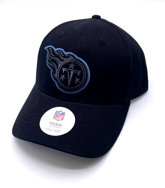 TENNESSEE TITANS BLACK HAT MVP AUTHENTIC NFL FOOTBALL TEAM ADJUSTABLE CAP NEW