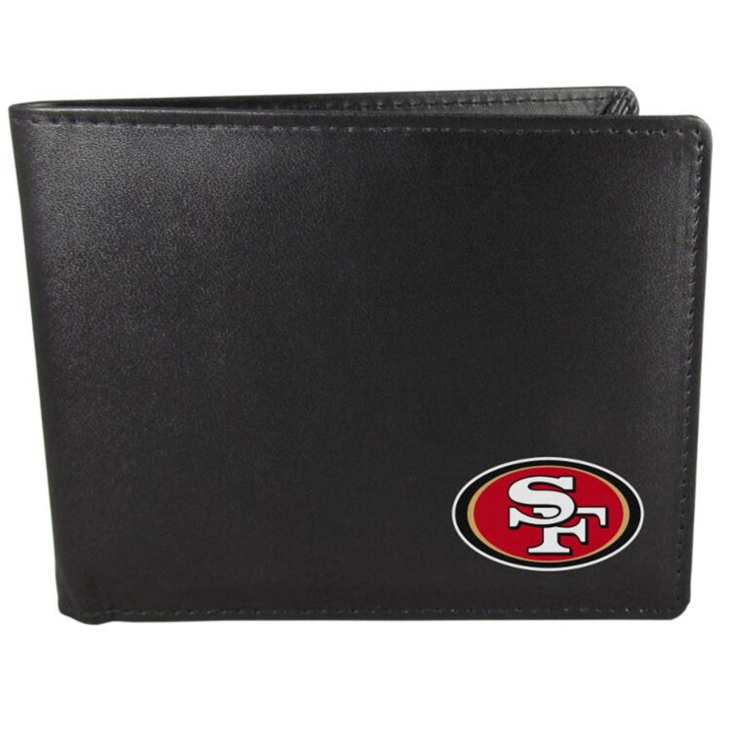 SAN FRANCISCO 49ERS GENUINE LEATHER BIFOLD WALLET NFL FOOTBALL LOGO NEW