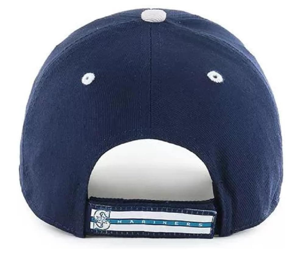 Officially Licensed Seattle Baseball Classic Edition Hat Adjustable Navy Blue MVP Embroidered Team Logo Structured Cap