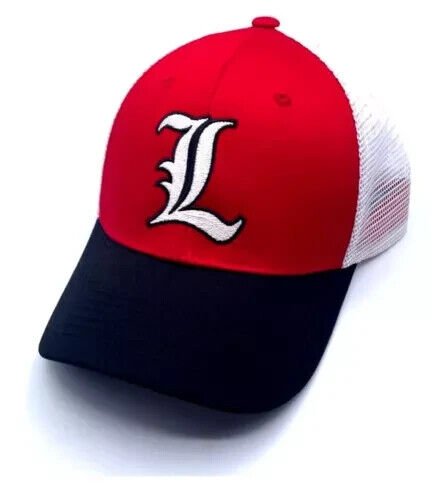 LOUISVILLE CARDINALS HAT TWO TONE MESH TRUCKER NCAA COLLEGE FOOTBALL TEAM CAP