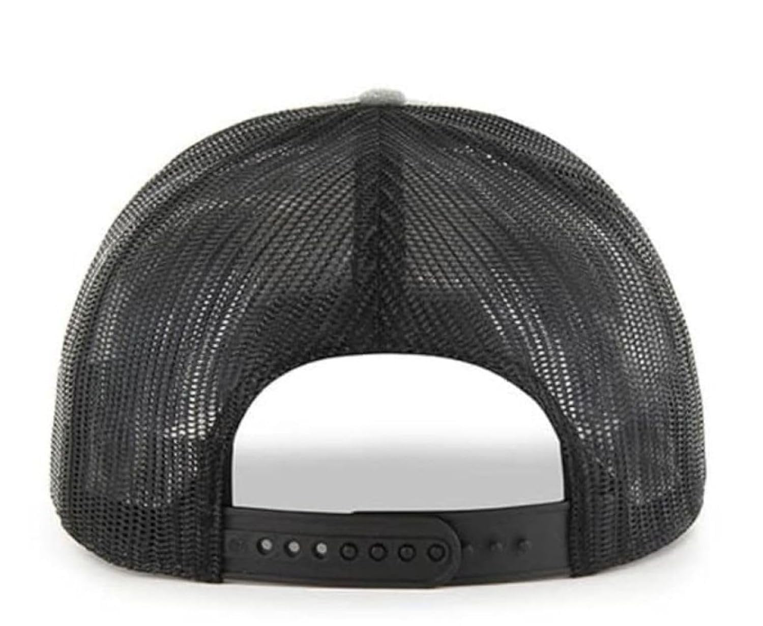 Detroit Tigers Black Mesh Trucker Hat with Embroidered Orange D Logo Adjustable Structured Sports Cap