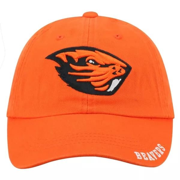 Oregon State Classic Edition Hat Adjustable Embroidered Relaxed Fit Team Logo Cap (Orange)