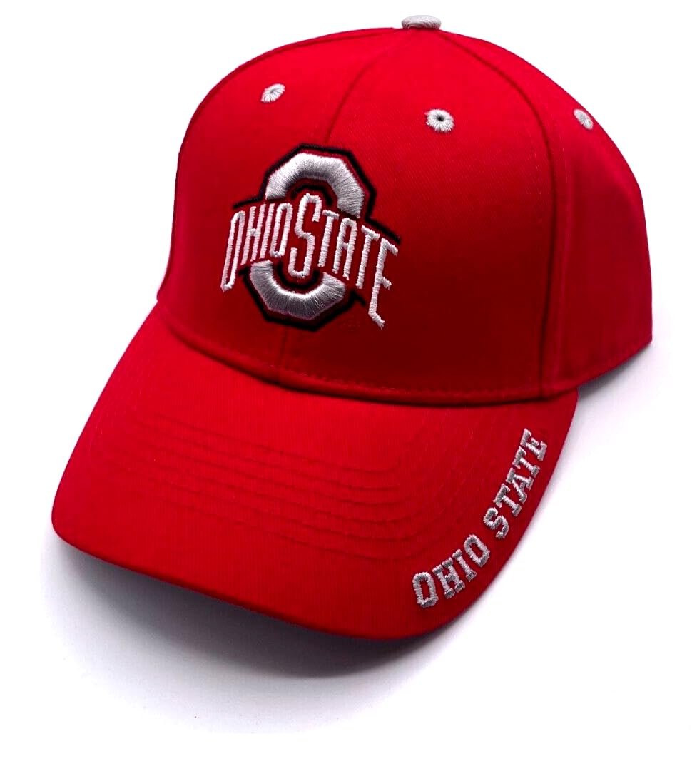 Ohio State Hat Classic University Team Logo Adjustable Embroidered Cap