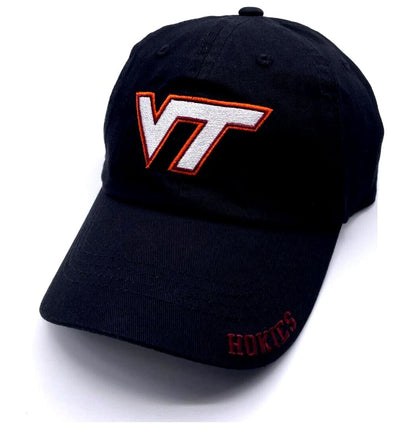 Virginia Classic Edition Hat Official Team Logo Adjustable Hokies Cap (Black)