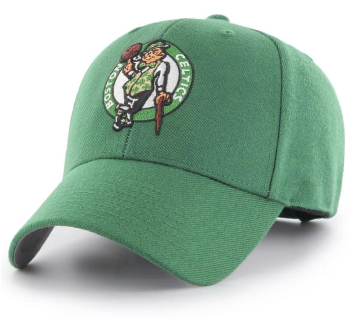 Boston Celtics Hat Youth / Kids Size Solid Green MVP Structured Style NBA Basketball Team Logo Cap New