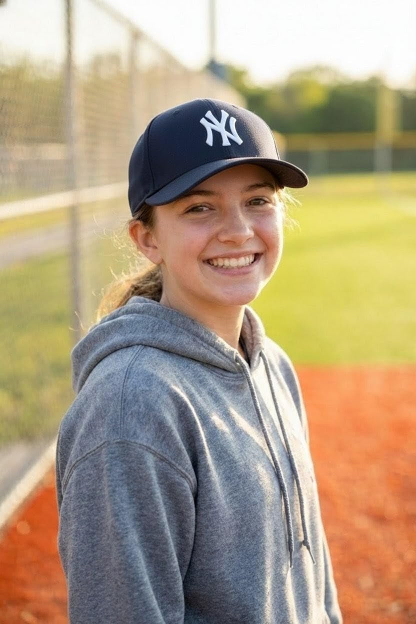 Officially Licensed New York Baseball Team Kids Youth Hat Adjustable Classic Logo Cap (Navy Blue)
