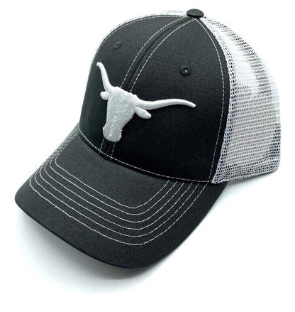 Texas University Gray Hat Classic Mesh Trucker Adjustable Snapback Team Logo Cap