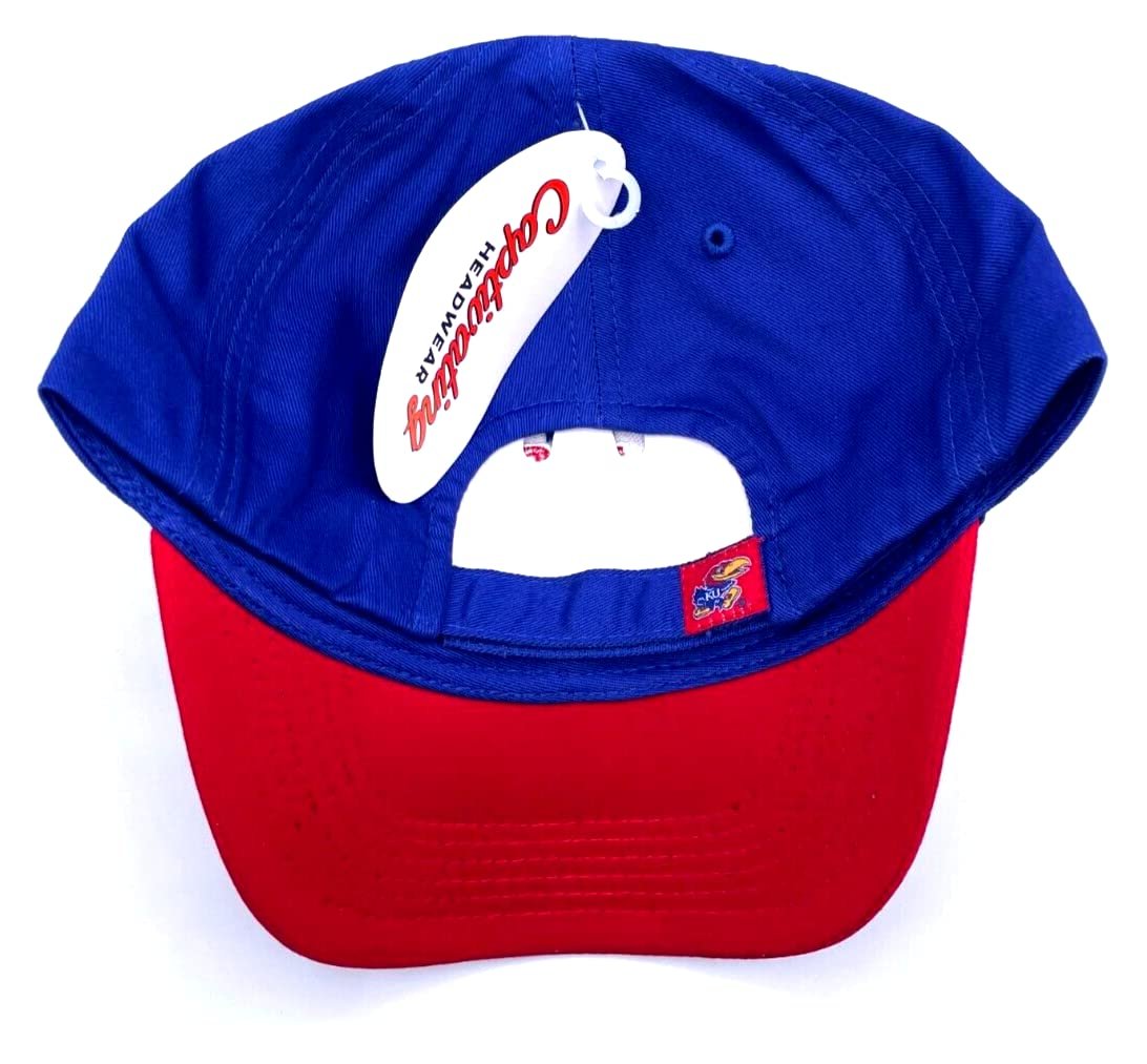 Kansas University Hat Adjustable Jayhawks Classic MVP Cap Multicolor