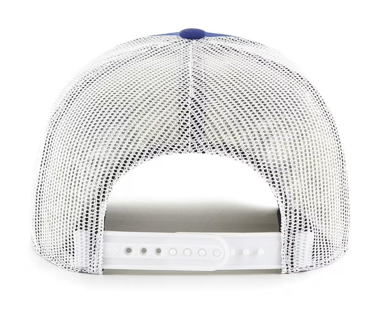 Officially Licensed University of Kentucky Wildcats Classic UK White/Blue Mesh Trucker Hat Adjustable Embroidered Cap