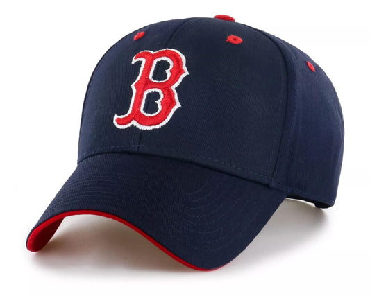 Boston Red Sox Hat MVP Structured Style Navy Blue MLB Baseball Team Logo Cap New