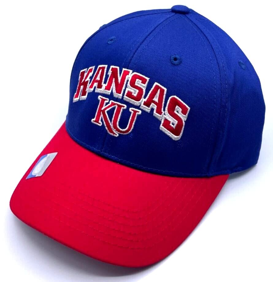 Kansas University Hat Adjustable Jayhawks Classic MVP Cap Multicolor