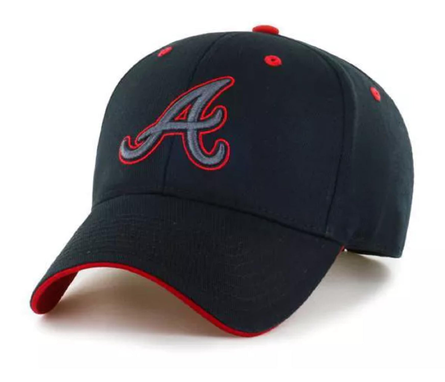 Atlanta Braves Hat MVP Hat Classic Structured Embroidered Team Adjustable Cap MLB Baseball New