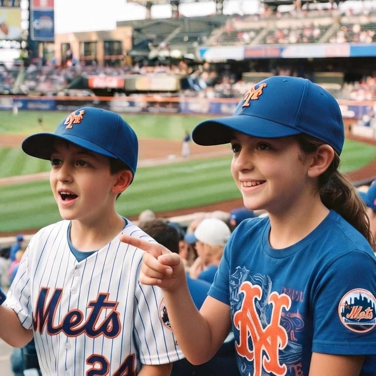 New York Mets MLB Youth MVP Hat Royal Blue Cap for Boys and Girls