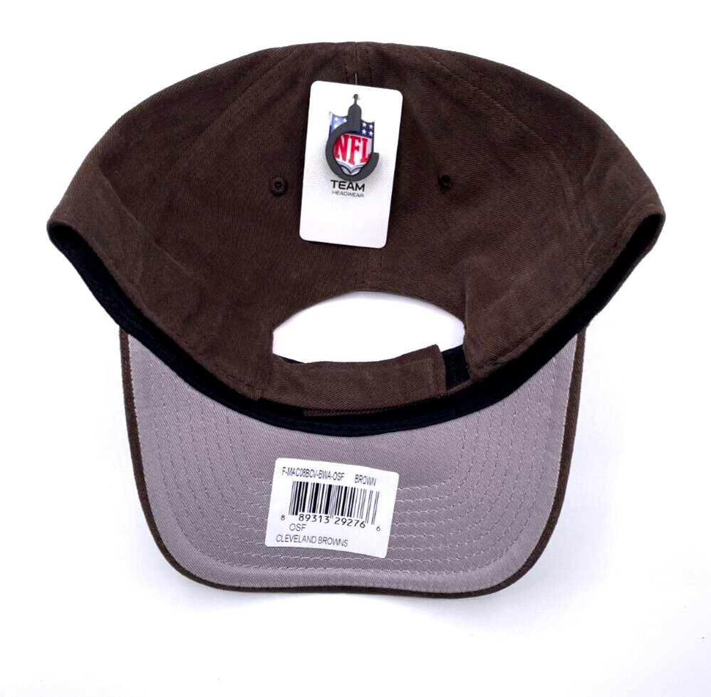 Cleveland Browns Hat Solid Brown MVP Structured Style NFL Football Team Logo Cap New