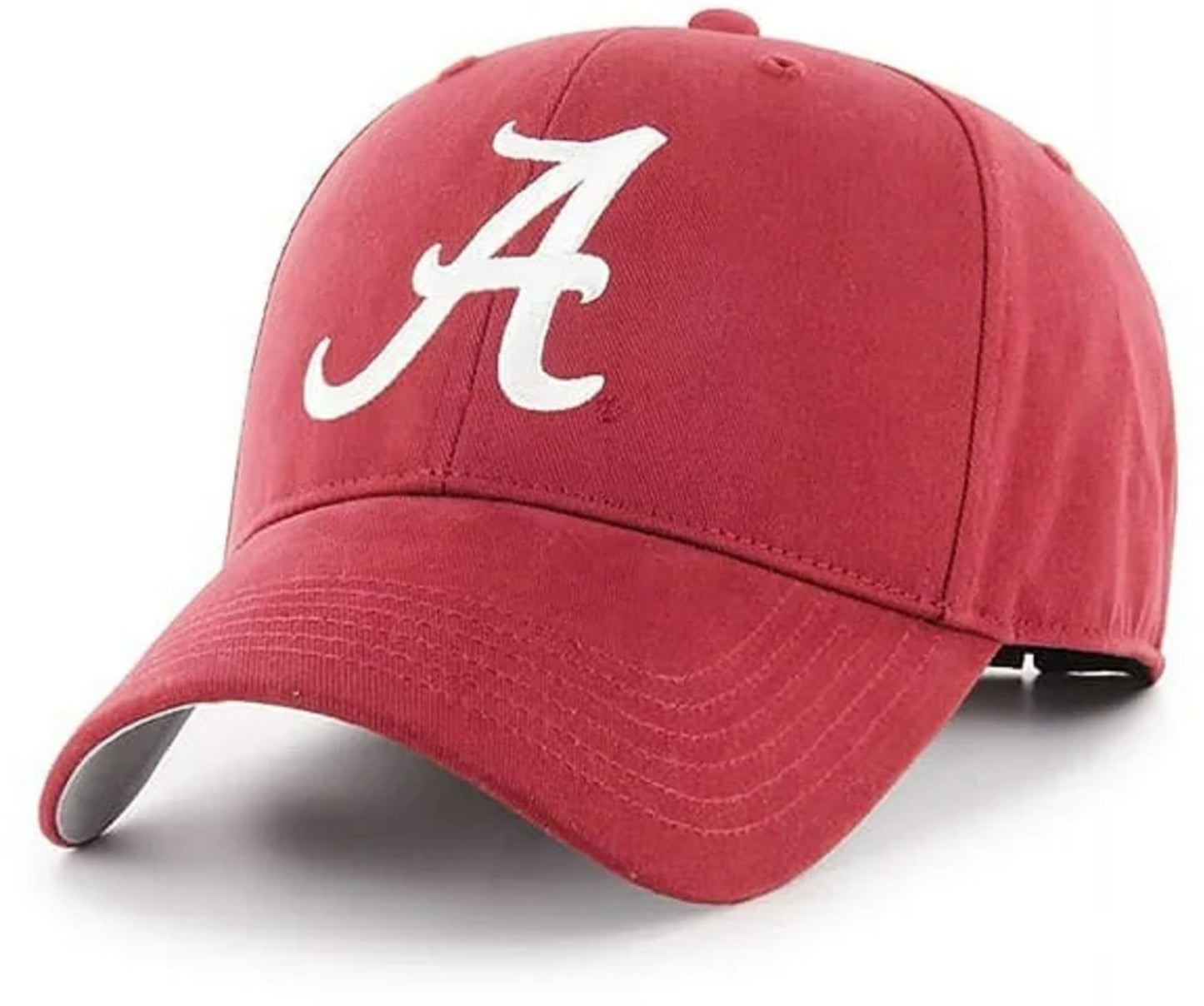 Officially Licensed Alabama University Crimson MVP Hat Classic Team Logo Adjustable Structured Cap