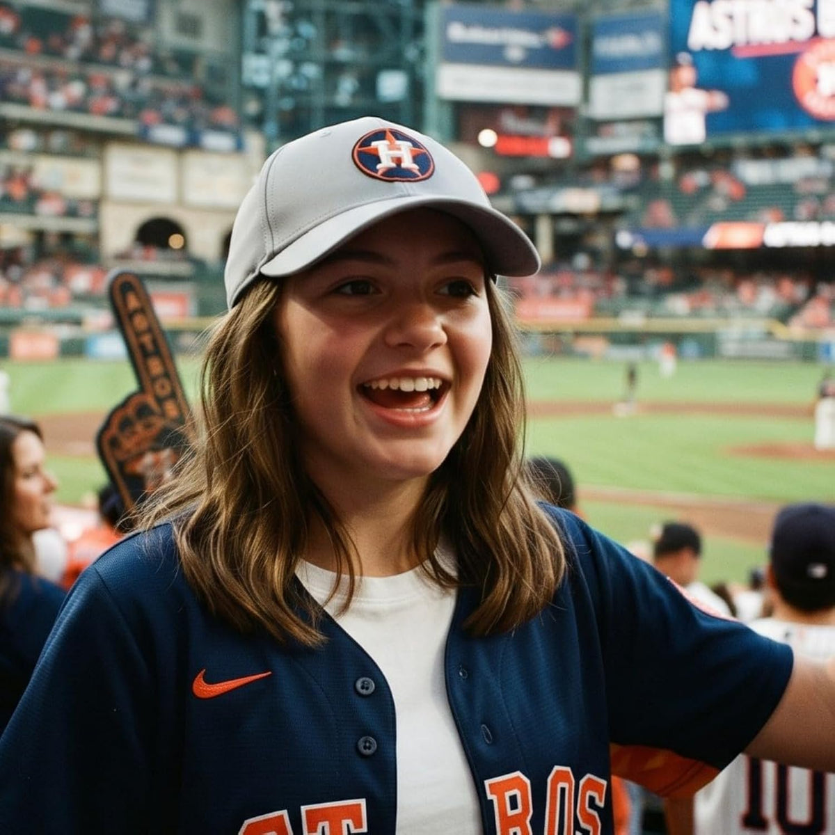Houston Astros Gray MVP Youth Hat Embroidered Logo Cap for Boys and Girls
