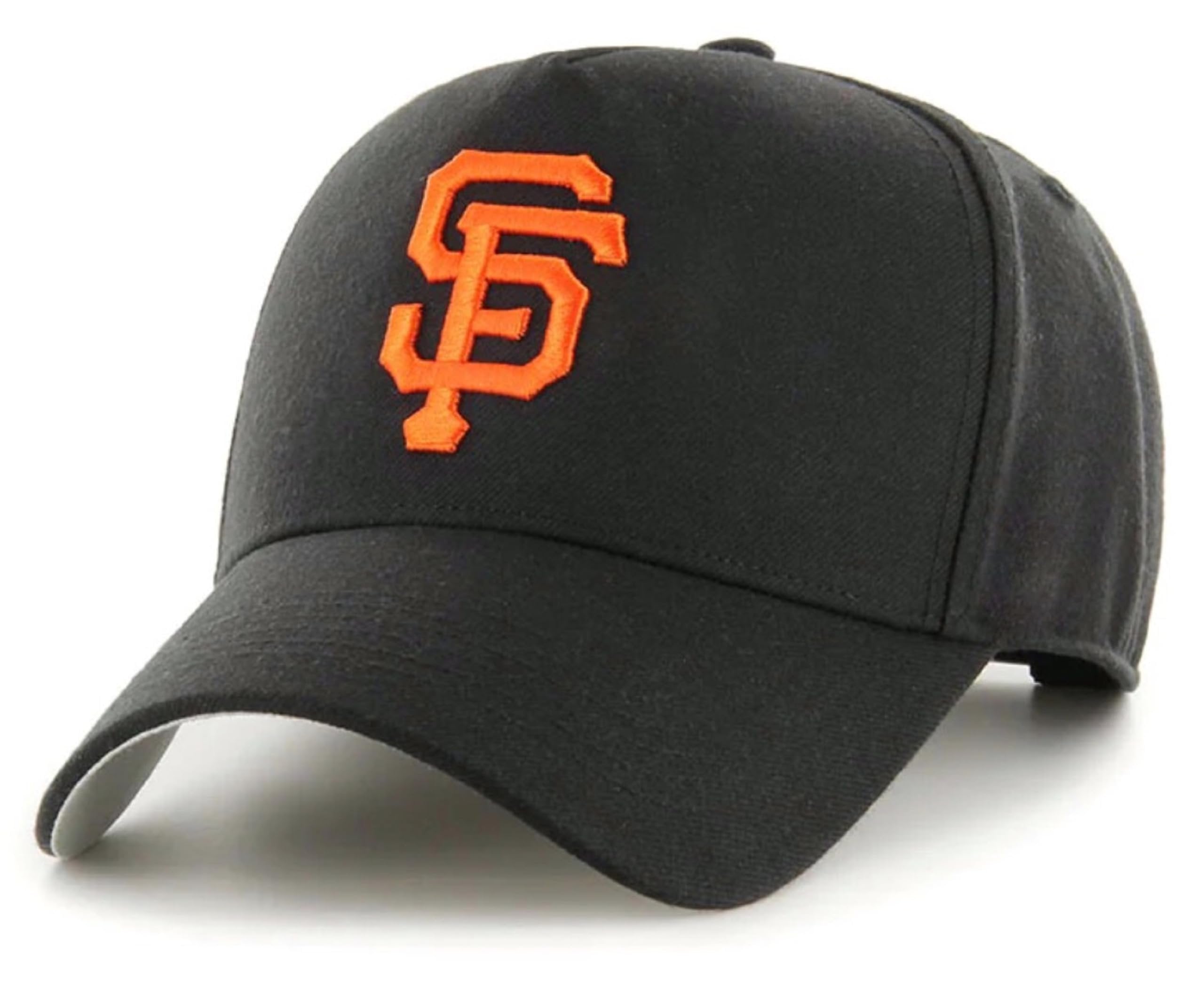 Officially Licensed San Francisco Baseball MVP Black Hat Adjustable Embroidered Classic Team Logo Structured Cap