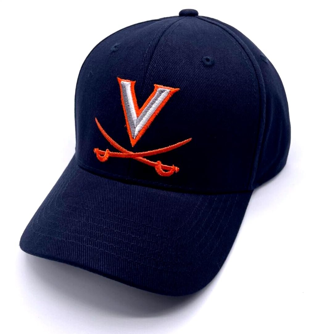 Virginia University MVP Hat Classic Embroidered Team Logo Adjustable Structured Cap