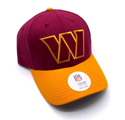 WASHINGTON COMMANDERS TWO-TONE HAT MVP AUTHENTIC NFL FOOTBALL TEAM CAP NEW