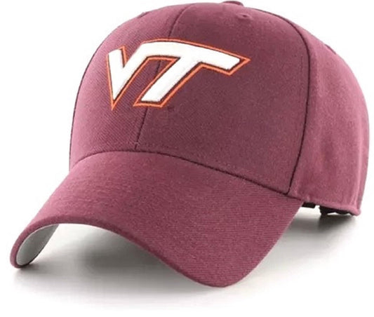 Officially Licensed Virginia MVP Hat Classic Hokies Team Logo Adjustable Structured Embroidered Cap