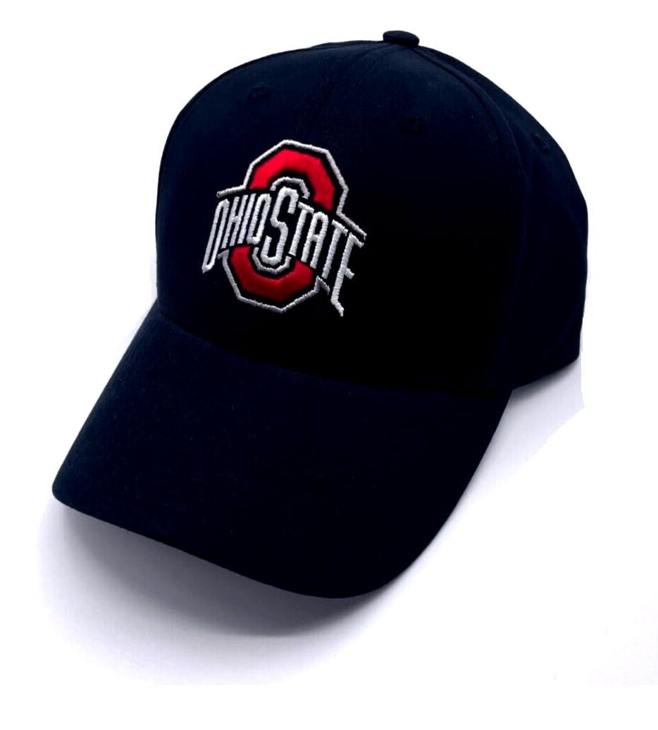 Officially Licensed Ohio State MVP Hat Adjustable Team Logo Embroidered Cap w/Pin (Gray)